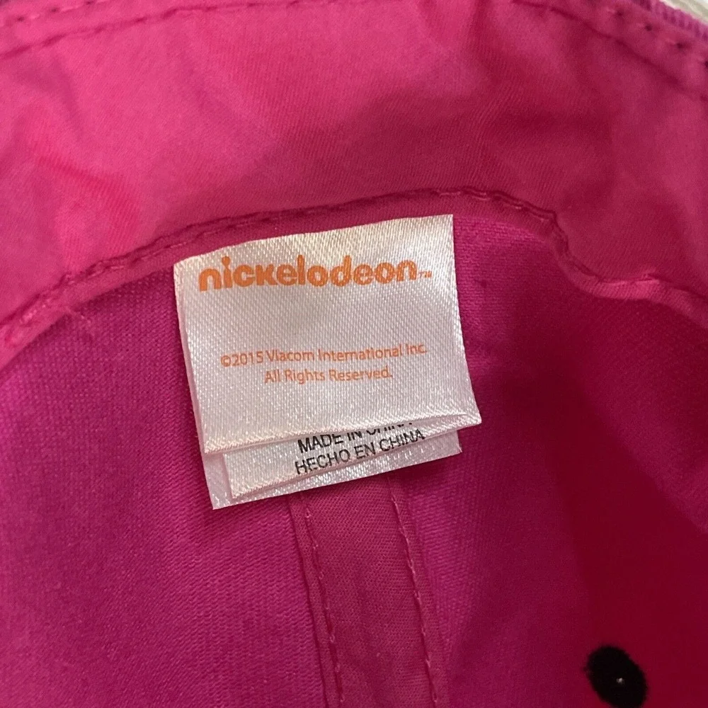 Nickelodeon TMNT Teenage Mutant Ninja Turtles Pink Black Pizza Hat Kids Cap
